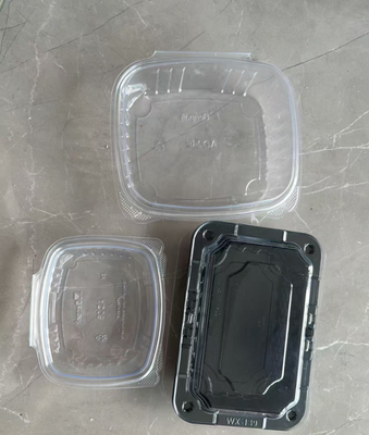 Caixa de embalagem de frutas PET reciclável de design personalizado com vedação térmica para proteção perfeita