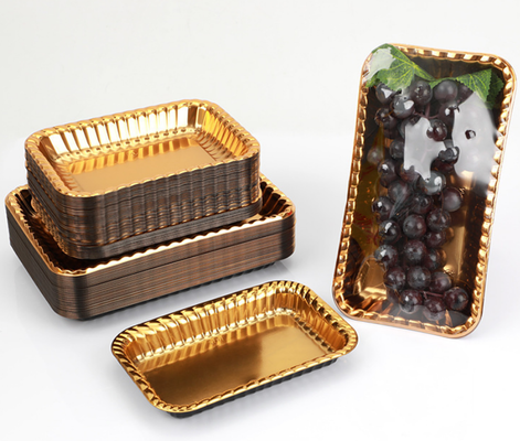 Embalagens de embalagem de chocolate e macarrão para frutas e bolos de PET reciclável