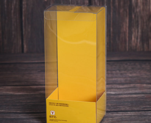 Caixa de embalagem de PVC - disponível em estoque - necessidades diárias - Caixa transparente de PET - Caixa de brinquedos - Caixa mate de PP - Logotipo impresso a cores - Gel probiótico
