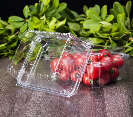 One-time meat slice box manufacturer - wholesale pet and PP plastic boxes for frozen meat rolls, transparent black background packaging boxes, food preservation boxes