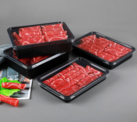Caixas de frutas, bandejas de frutas, caixas de embalagem de carne, caixas de embalagem de vegetais, caixas de fast food, bem como caixas transparentes de PVC, PP, PET e caixas impressas.