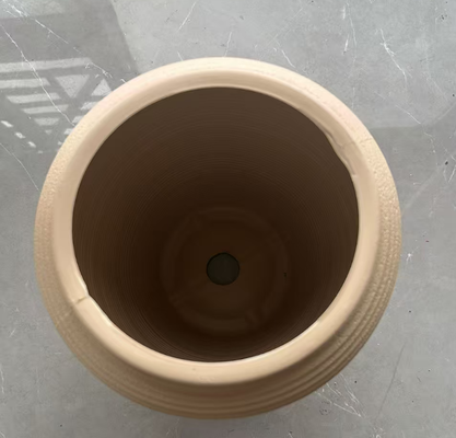 Vaso de flores de cerâmica minimalista moderno HDPE com vários tamanhos e longa vida útil para decoração de casa