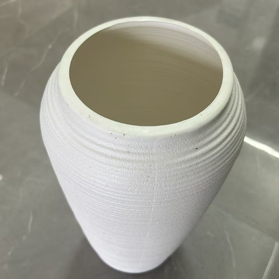 Imitation Ceramic Flower Pot with Matte Finish and Retro Brick Design in Multiple Sizes