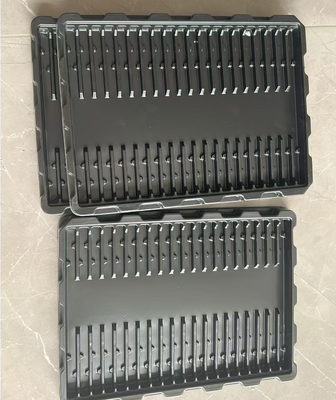 Bandeja Plástica Anti-estática Ecológica Personalizada para PCB para Embalagem Blister de Componentes Eletrônicos