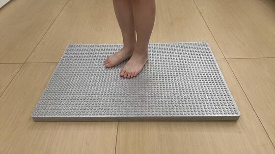 Mold Resistant Shower Mat with Fast Drainage and Massage Bumps EPP Bath Mat Non Slip Mat for Bathroom Safety