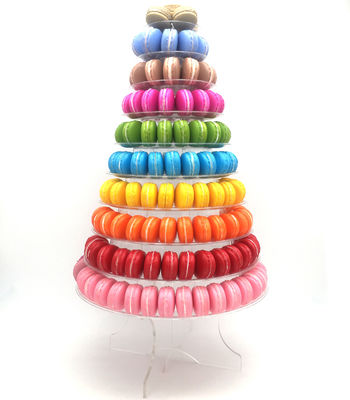 Empacotamento do suporte da torre da bolha do macaron da série do wow 10 de CnxmxxL com acrílico