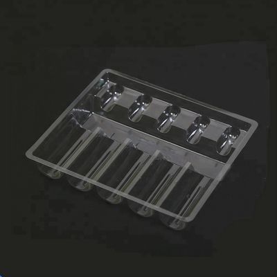 Ampola plástica Tray For Shipping da bolha 5pcs Thermoformed transparente