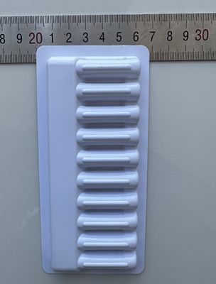 Caixa de ampola farmacêutica de material PET 1 ml 10 embalagens de agulha de vidro