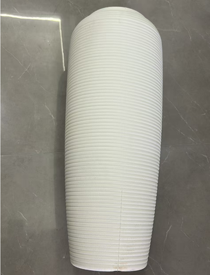 Vaso de flores redondo de hera verde HDPE com design de imitação de cerâmica espessada e vários tamanhos