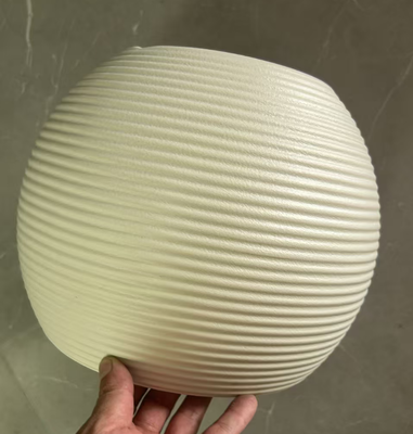 Vaso de flores tipo cerâmica HDPE Nordic Morandi com esmalte colorido pintado à mão para uso interno e externo de grande capacidade