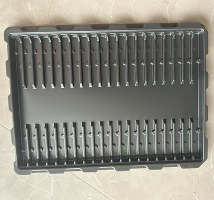 Comércio por grosso PS preto de 100 grades 49*16*7 Blister Tray antiestático para embalagens de placas de circuitos PCBA