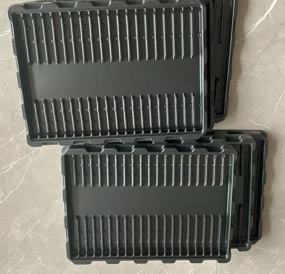 Bandeja Plástica Antiestática Ecológica Personalizada com 35 Compartimentos para Componentes Eletrônicos